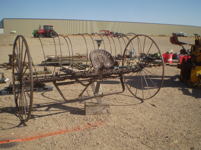 Antique hay rake